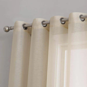 Eyelet lace curtain